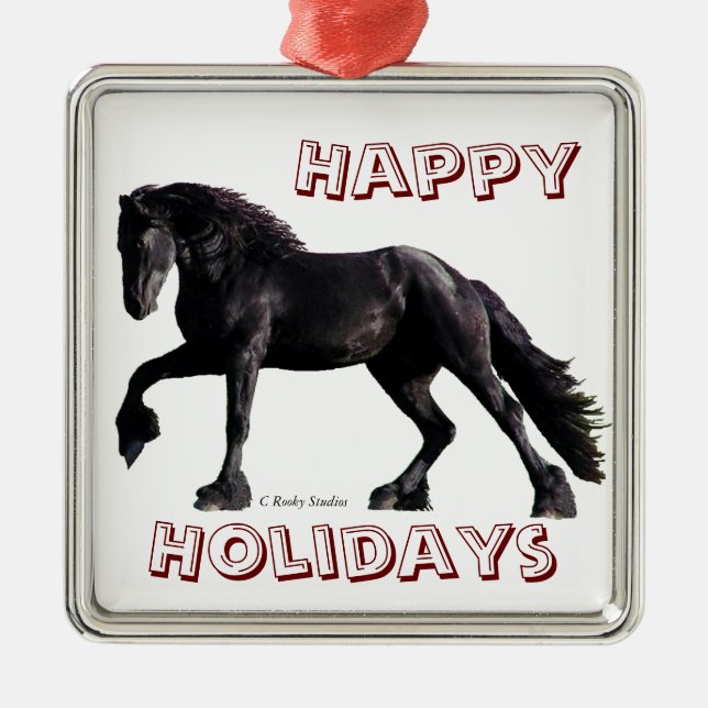 Friesian Holidays Ornament (Front)