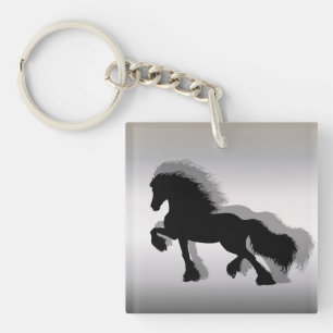Friesian Horse / Fries Paard Key Ring