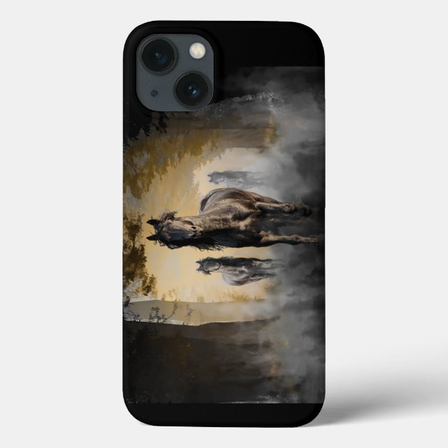 Friesian Horse Hallo Case-Mate iPhone Case (Back)