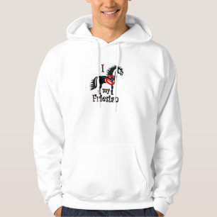 Friesian horse hoodie