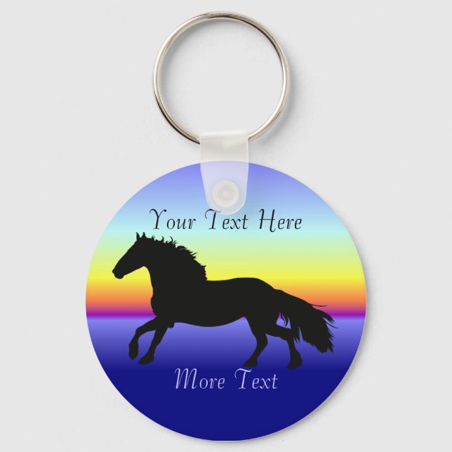 Friesian Keychain (Front)