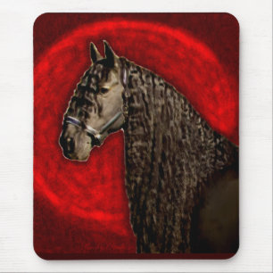 Friesian Portrait Mouse Mat