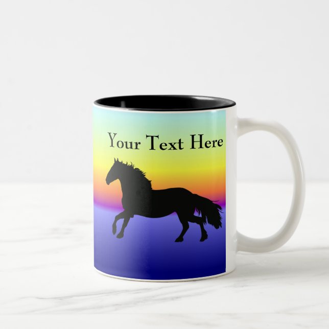 Friesian Silhouette Mug (Right)