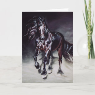 Friesian Stallion - card