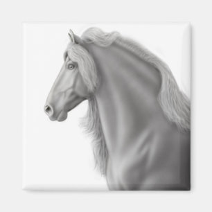 Friesian Stallion Magnet