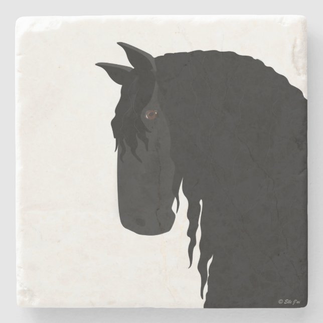Friesian Stone Coaster (Front)