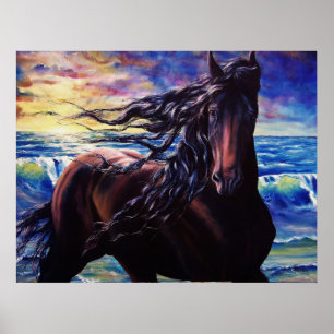 "Friesian Sunrise" Poster