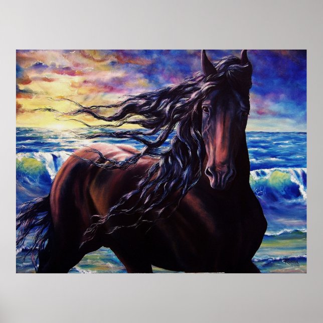 "Friesian Sunrise" Poster (Front)