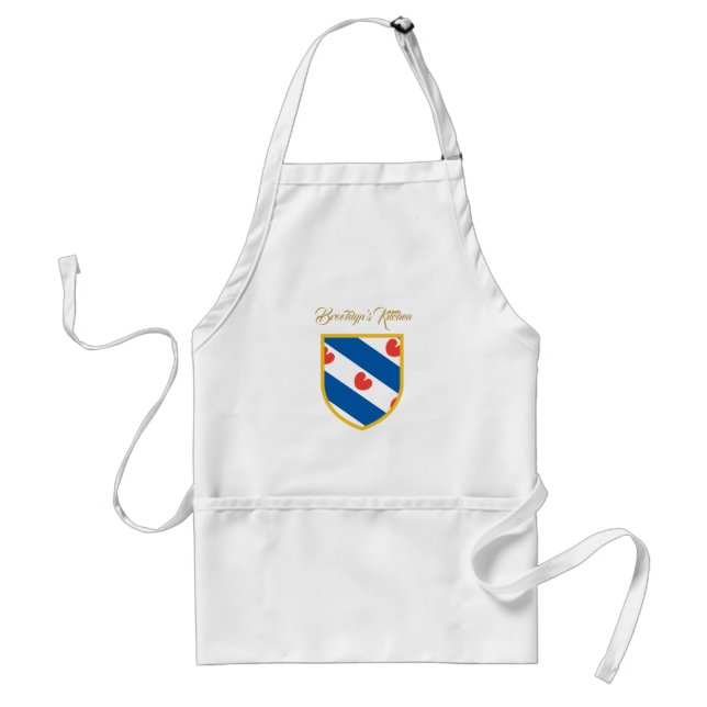 Friesland Flag Personalized Standard Apron (Front)