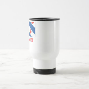 Friesland Flag with name Travel Mug