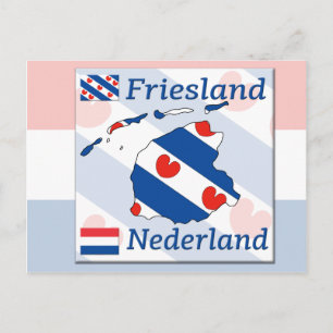 Friesland- Nederland Postcard