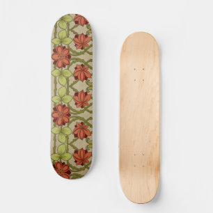 Frieze Border Art Nouveau Wallpaper Skateboard