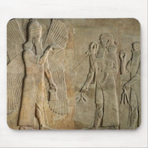 Frieze depicting a winged spirit mouse mat