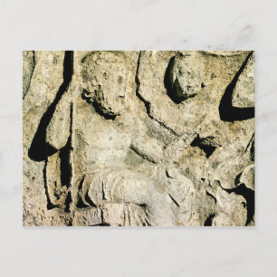 Frieze depicting King Priam and Hecuba Postcard