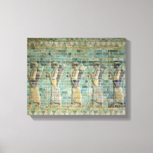 Frieze of archers canvas print