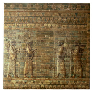 Frieze of archers of the Persian king's guard, fro Tile