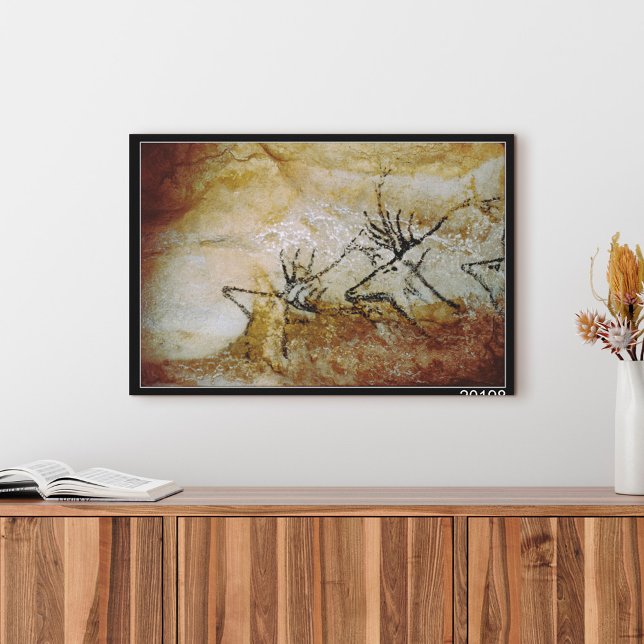 Frieze of deer, c.17000 BC Canvas Print (Creator Uploaded)