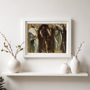Frieze of the Prophets-study, Sargent Poster