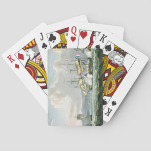 Frigate action in Vizagapatam Roads, off India, 18 Playing Cards