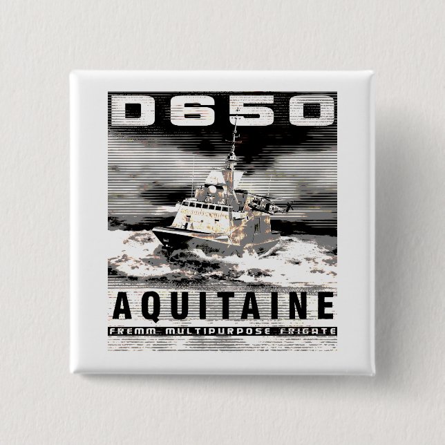 Frigate Aquitaine Button Button (Front)