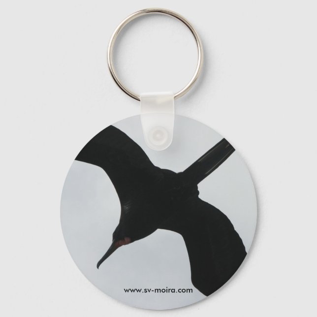 Frigate Bird (Fragata), Galapagos Islands 2 Key Ring (Front)