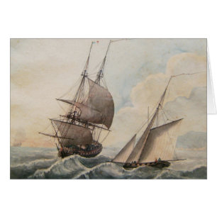 Frigate in a swell 17th century