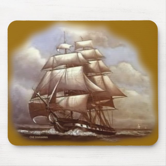 Frigate "Old Ironsides" USS Constitution Mouse Mat (Front)