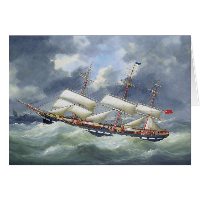 Frigate Training ship Atalanta 1885 (Front Horizontal)