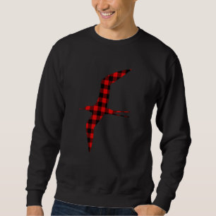 Frigatebird Red Buffalo Plaid Animal Matching Fami Sweatshirt