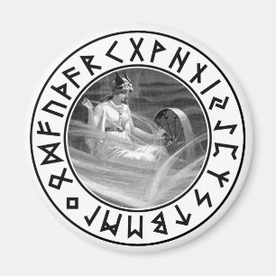 Frigg Rune Shield Magnet