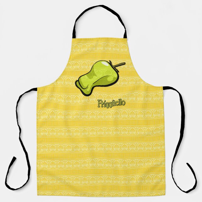 Friggitello Chilli Pepper All-Over Print Apron (Front)