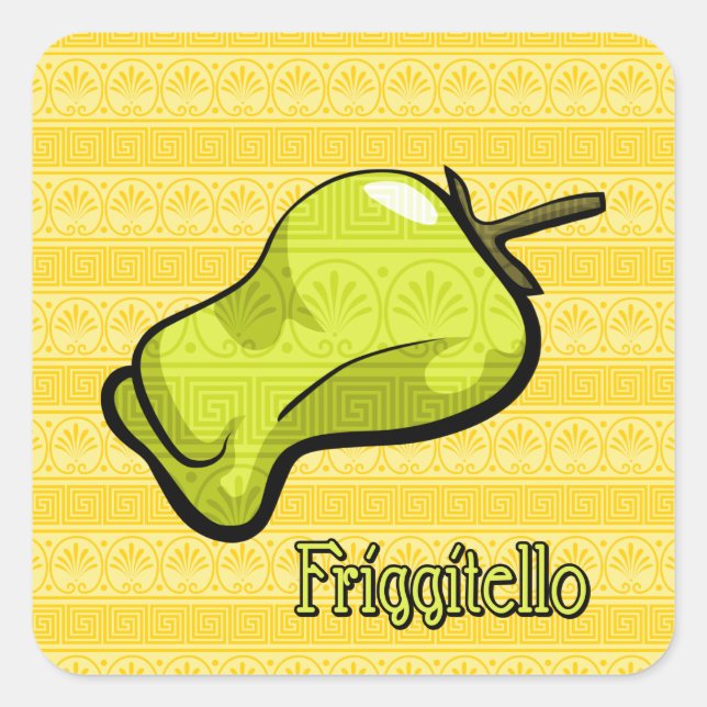 Friggitello Chilli Pepper Sticker (Front)