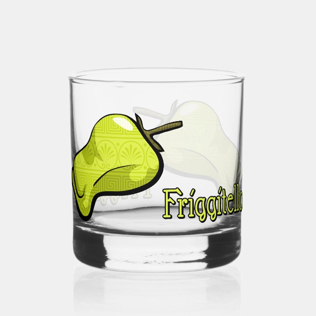 Friggitello Chilli Pepper Whiskey Glass (Front)