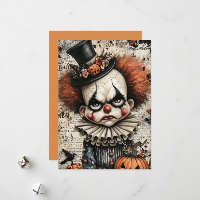 Fright & Delight Halloween Holiday Card (Front/Back In Situ)