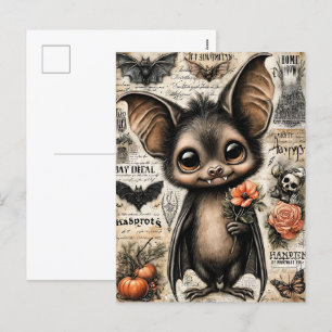 Fright & Delight Halloween Holiday Postcard