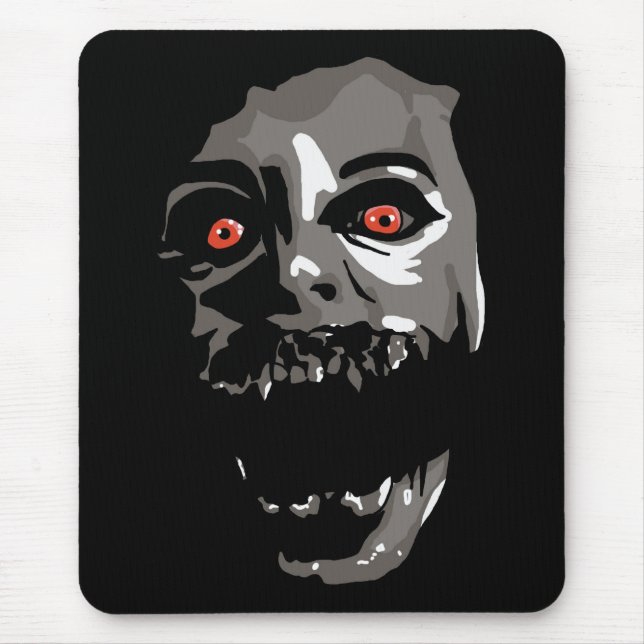 Fright Face Mouse Mat (Front)