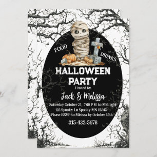 Fright Night Fun — Halloween Party Invitation