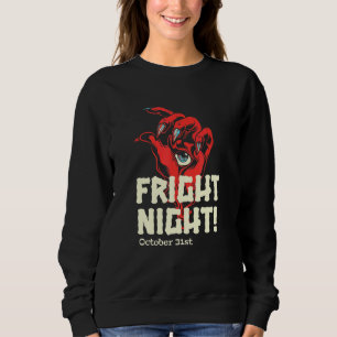 Fright Night Halloween Monster Sweatshirt