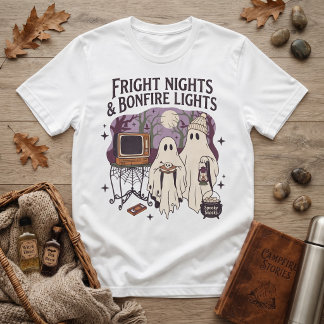 Fright Nights & Bonfire Lights Halloween Ghosts T-Shirt