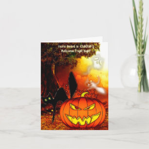 Fright Nights Halloween Party Invite