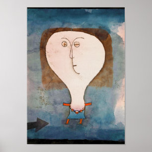 Fright of a Girl, Klee Poster