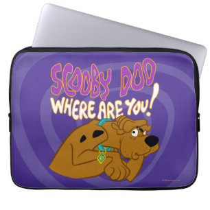 Frightened Scooby-Doo Laptop Sleeve