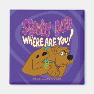 Frightened Scooby-Doo Magnet