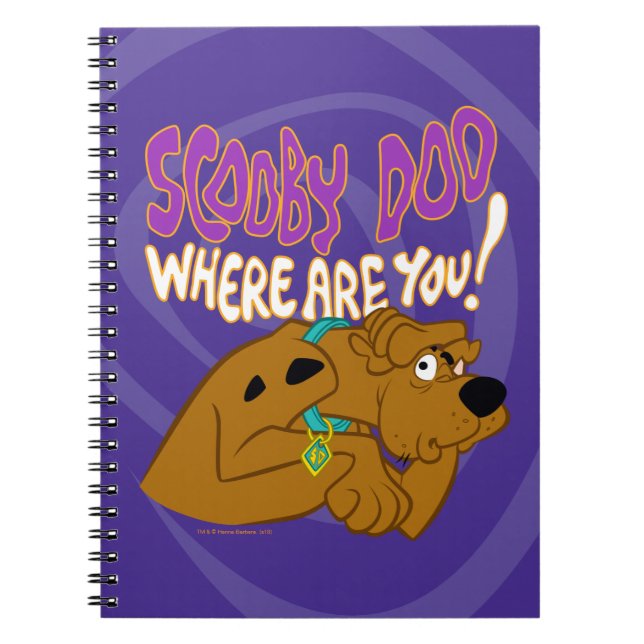 Frightened Scooby-Doo Notebook (Front)