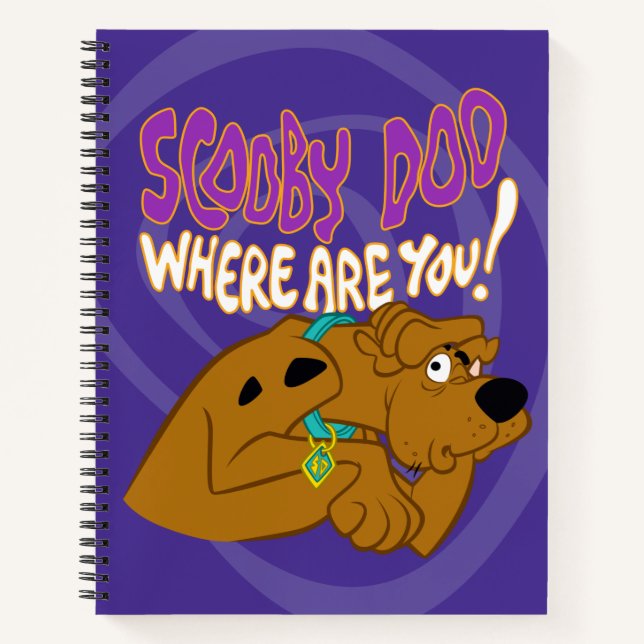 Frightened Scooby-Doo Notebook (Front)