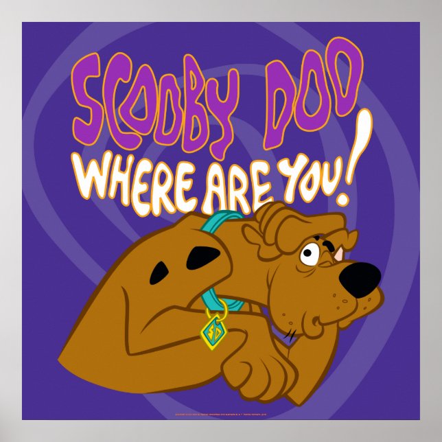 Frightened Scooby-Doo Poster (Front)