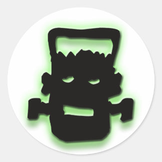 Frightful Frankie Classic Round Sticker