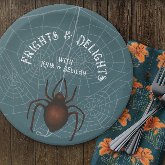 Frights and Delights Halloween Plates (Frights and Delights Halloween Plates-Coordinating Designs Create the Perfect Look.)