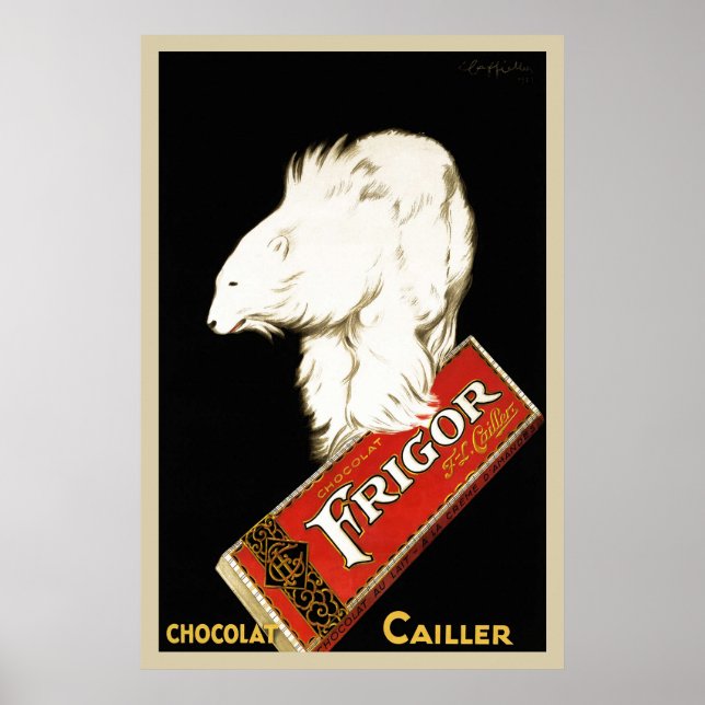 Frigor Chocolate Leonetto Cappiell Vintage Poster  (Front)