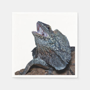 Frilled-neck lizard napkin